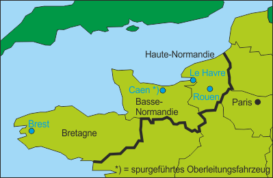 Frankreich Straßenbahen Nord-Ouest