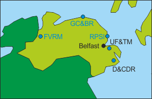 Großbritannien Museumsbahnen Northern Ireland